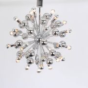 Grand Sputnik chrome chandelier in space style by Cosack, Germany, 1970s.