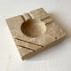 Travertine ashtray 1970
