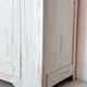 Large confiturier/Low bonnetière vintage artisan 1940 solid wood