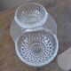 Salière poivrière en verre