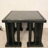Postmodern “parthenon” side table, Laure Welfling 1980