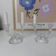 Glass candle holder