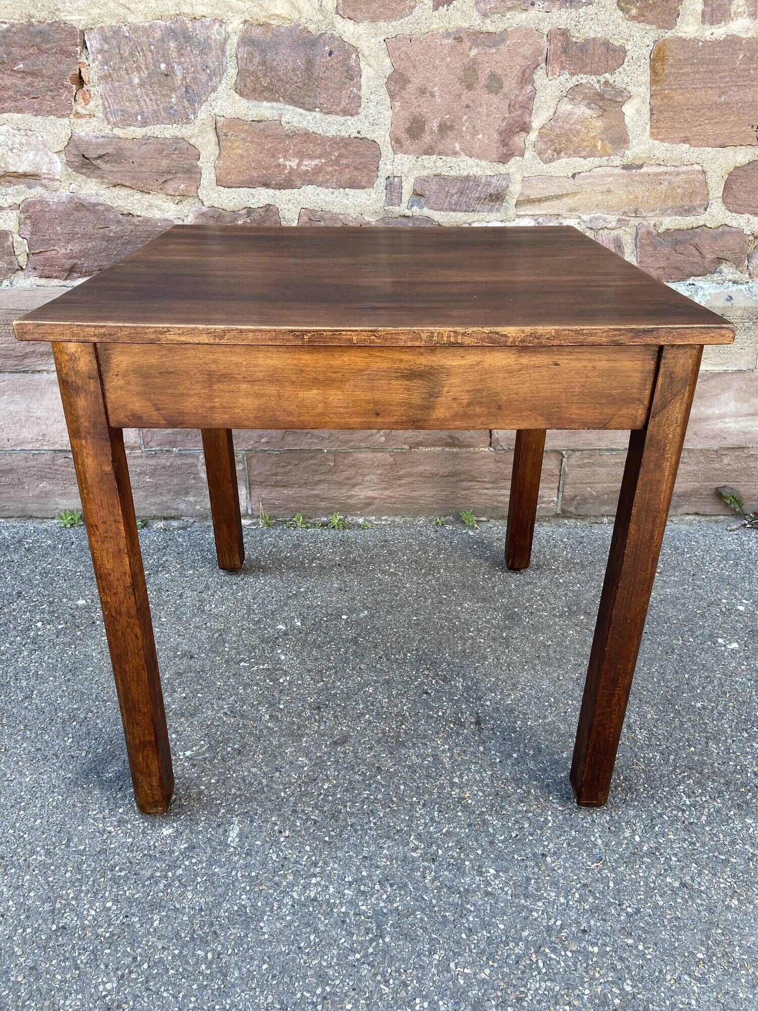 Café table bistro vintage brewery 1950 beech and fir tree colmar beer