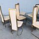 Hollywood Regency dining chairs from Belgo Chrom, 1970s, set of 8.