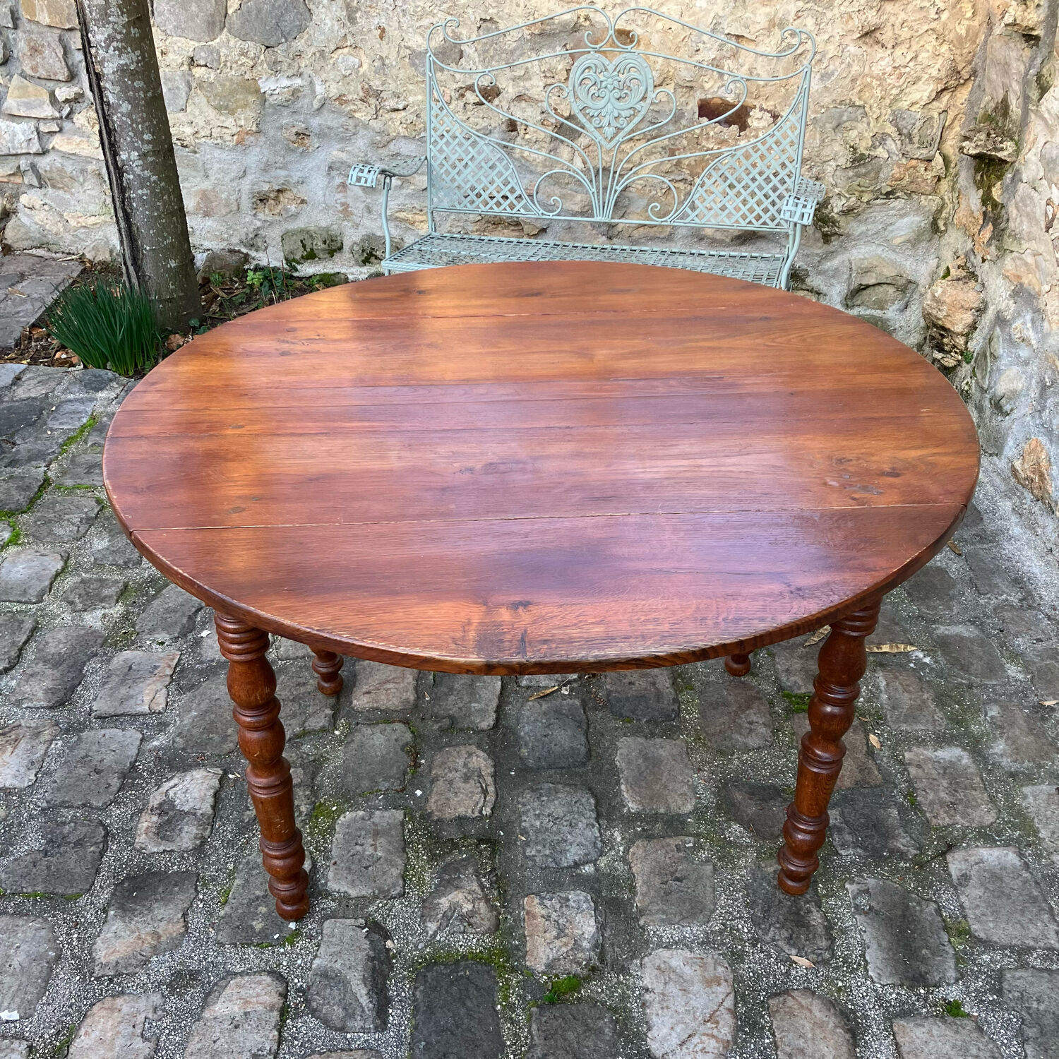 Table Louis Philippe à rabats et  rallonge