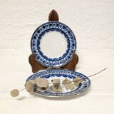 Assiette à dessert porcelaine Lomonosov impérial URSS