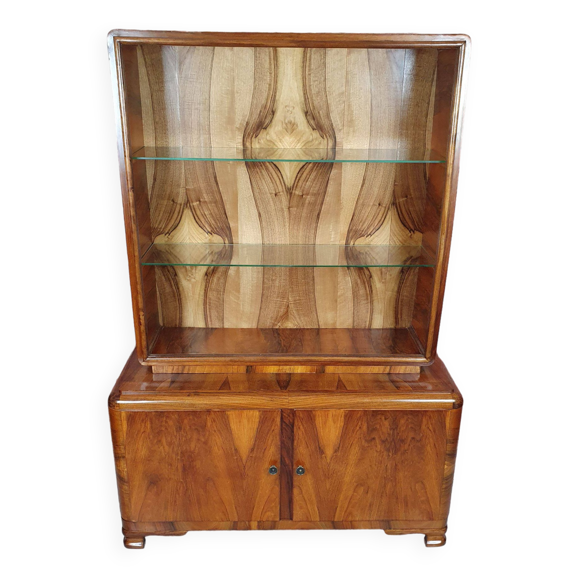 Renovated credenz, art deco display cabinet