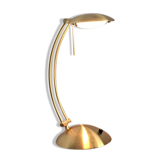 Brass lamp Bauhaus style 45 cm, 1970