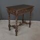 Small walnut desk, Henri II style – late 19th century