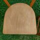 6 sanded bistro chairs