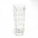 Bean vase, transparent pressed glass, HSG Ząbkowice, Poland, 1970s