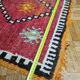 Tapis artisanal Kilim Marocain, 166 cm x 131 cm