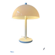 White Mid-Century Dijkstra mushroom table lamp