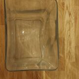 Rectangular glass vase