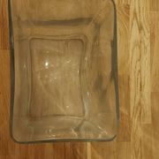 Vase rectangulaire en verre
