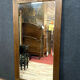 Mirror era art Nouveau in natural wood and copper pushed back - 188x92cm