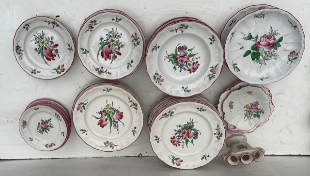 Luneville ceramic service