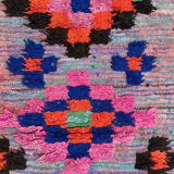 Colorful moroccan rug - 79 x 263 cm