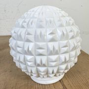 Applique murale en porcelaine blanche vintage, années 1970