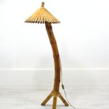 Lampadaire en bambou, années 1950