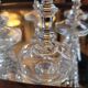 Set of 10 cut crystal stemmed glasses - France, circa 1950-197
