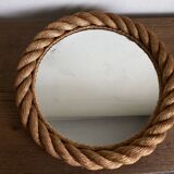 Mid century rope mirror Provence 1950
