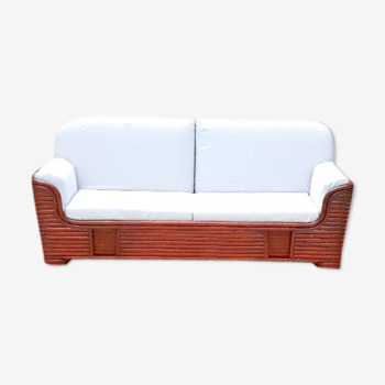 Cane sofa