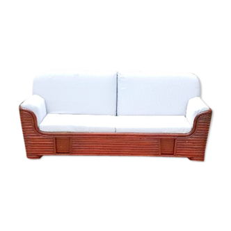 Cane sofa
