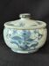 Glazed stoneware sugar bowl Quimper Keraluc A031-2