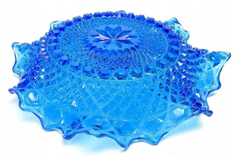 H4O Huta Ząbkowice Blue Platter