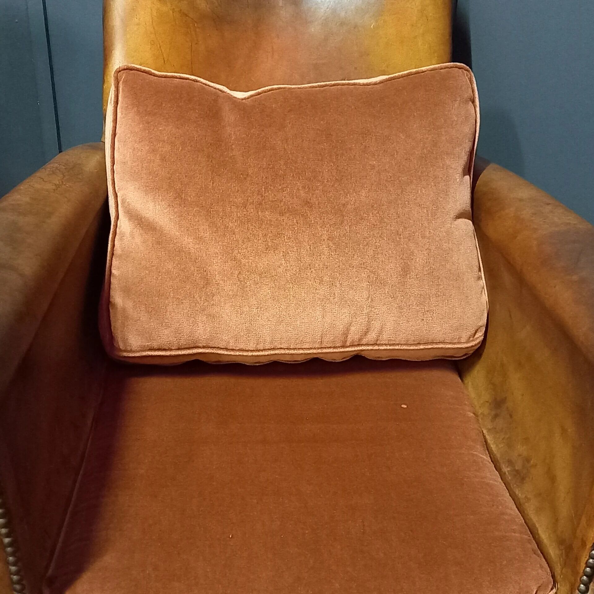 French leather armchair – Art Deco ca. 1915-1920