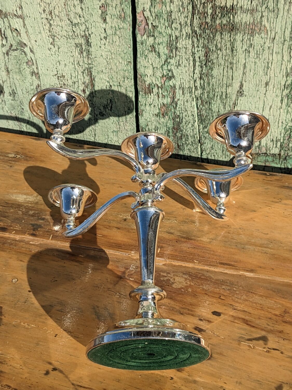 Silver candlestick