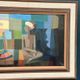 Original Oil on Swedish Panel – "The Snake Charmer" by Ragnar Ring (1908–1999) – Signed – Vintage and Framed – 38 × 60 cm (15" × 23.6")