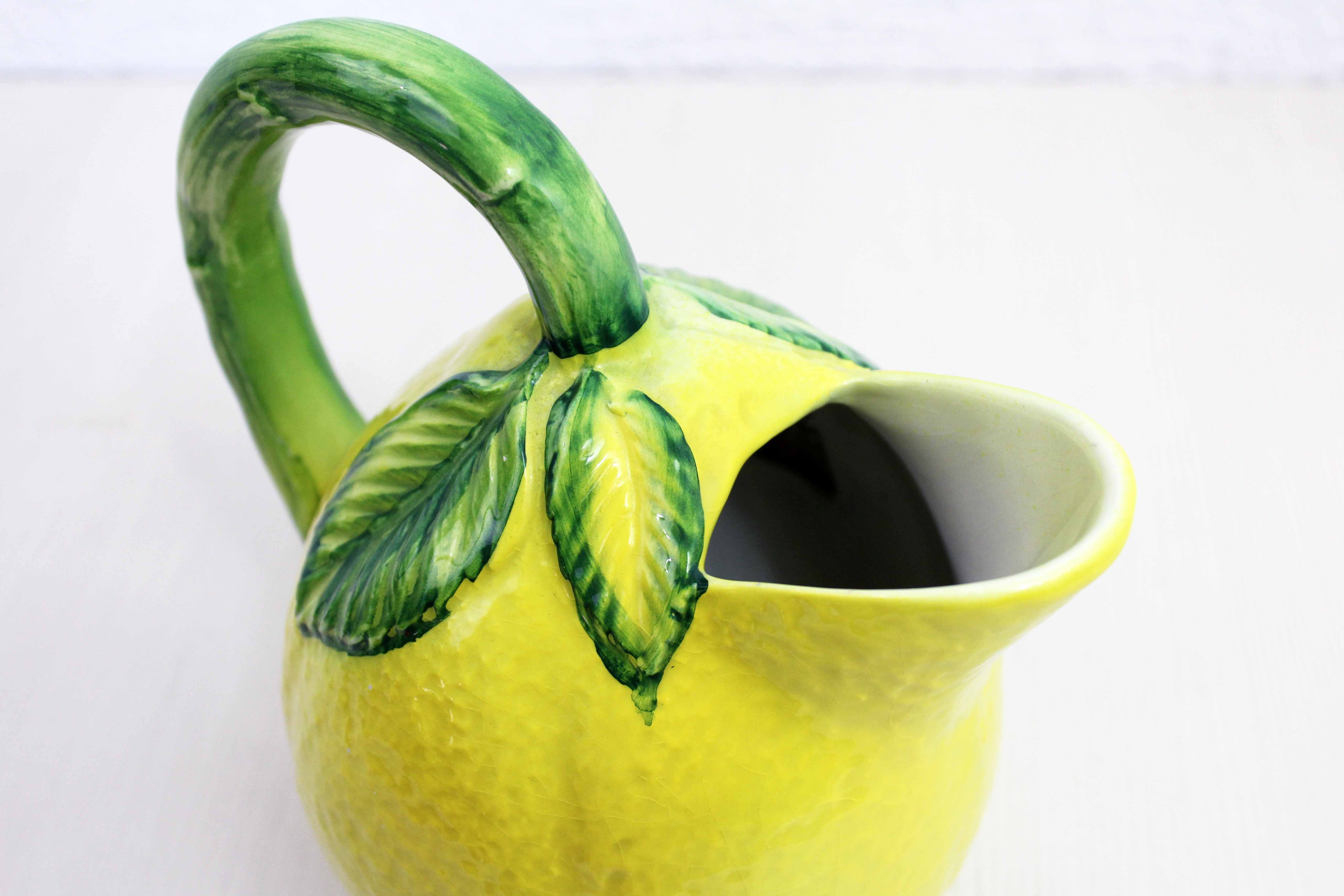 Vintage lemon pitcher Ascona