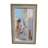 Hondarribia oil painting (municipality in Spain)