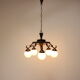 Art deco 5 flamming chandelier 1930s