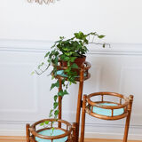 Plant door, rattan planter, bamboo