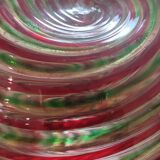 Vintage Murano-inspired blown glass vase