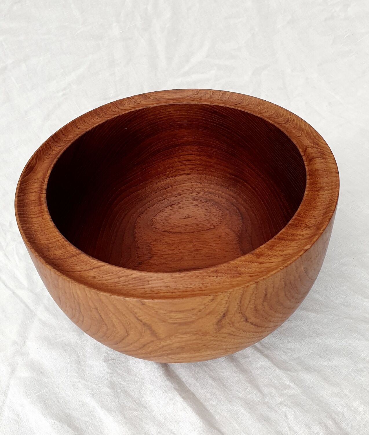 Danish teak salad bowl