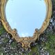Vintage Louis XV style gilded mirror