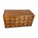 Small drawer unit, vintage wooden watchmaker's chest.