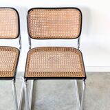 2 vintage Cesca B32 chairs, Gavina edition by Marcel Breuer, 1960.