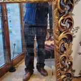 Golden rocaille mirror