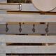 Coatrack schoolboy wooden and cast iron hooks