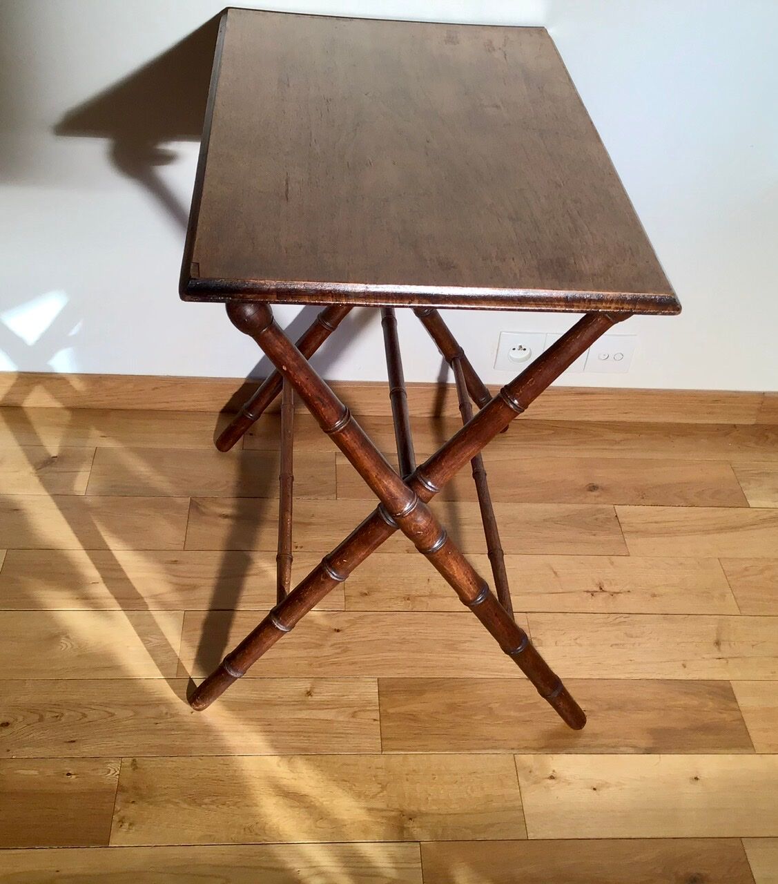 Table folding bamboo feet 1930/1950