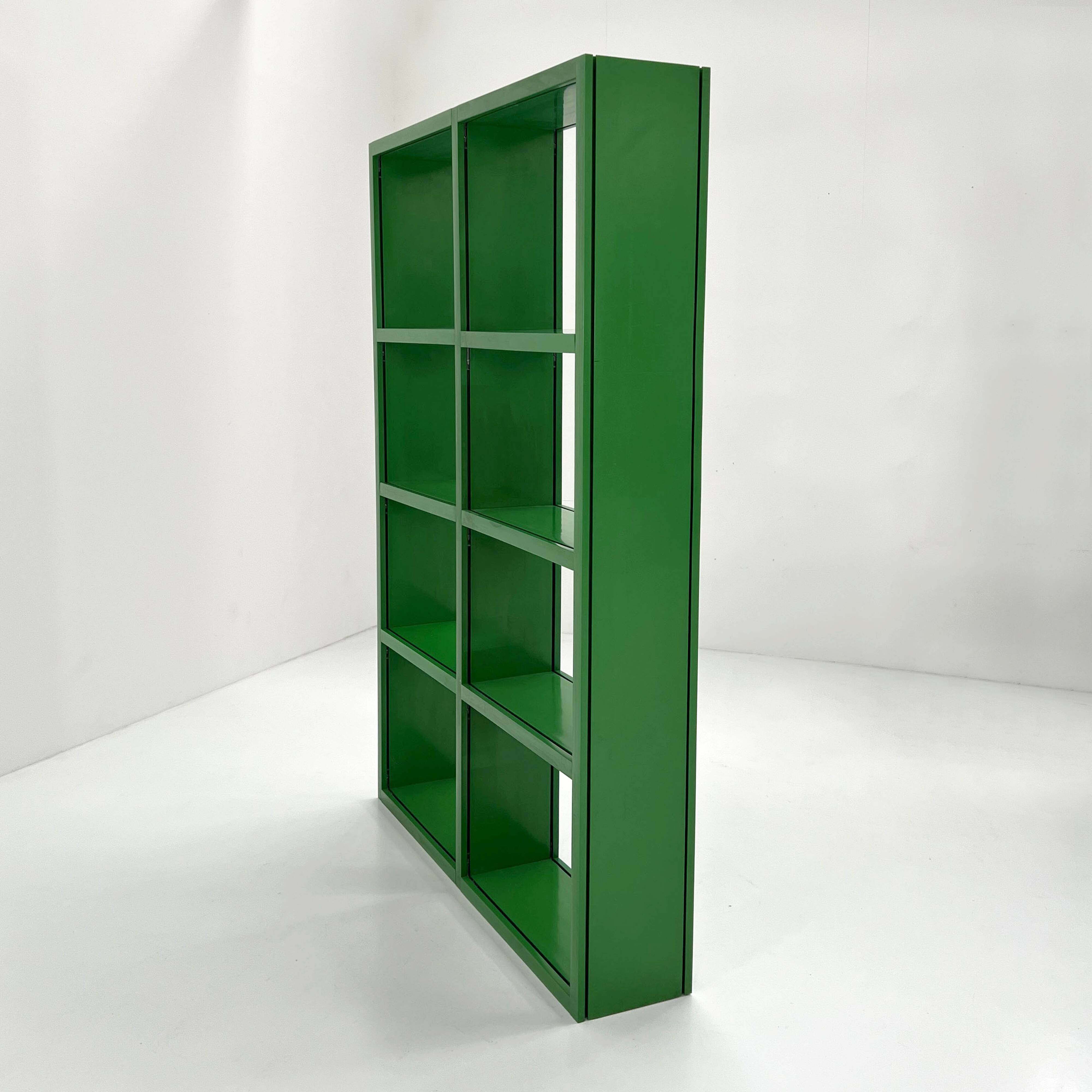Modular shelf "Dodona 300" green by Ernesto Gismondi for Artemide, 19