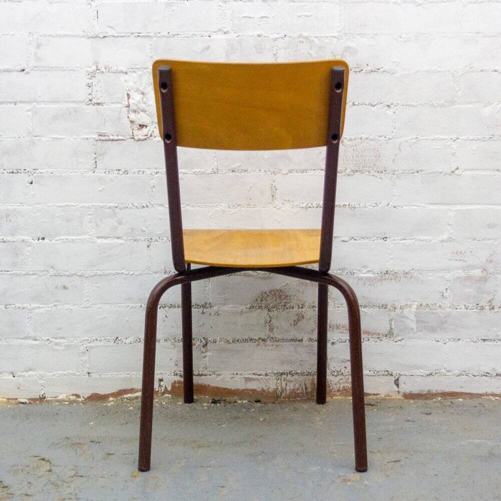 Vintage French School Chair, 1970s
