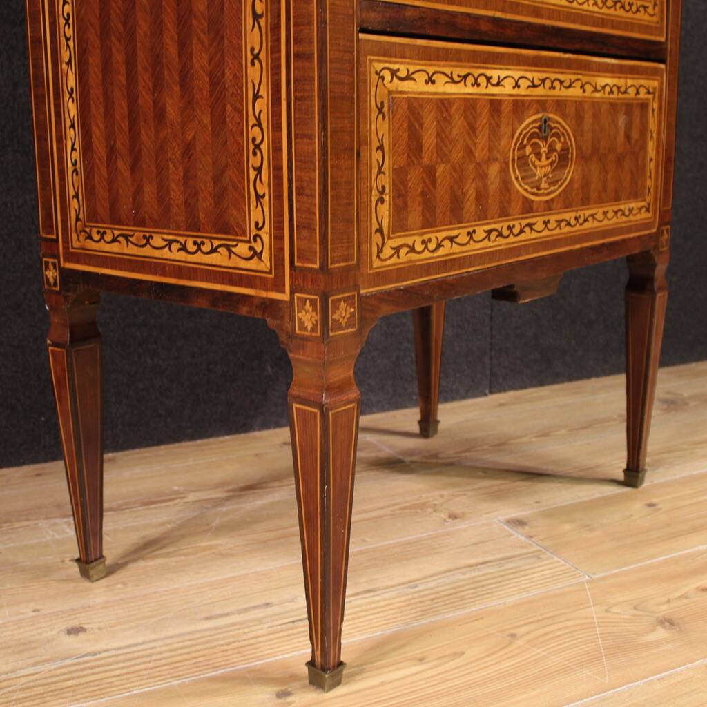 20th Century Louis XVI Style Inlaid Chest of Drawers