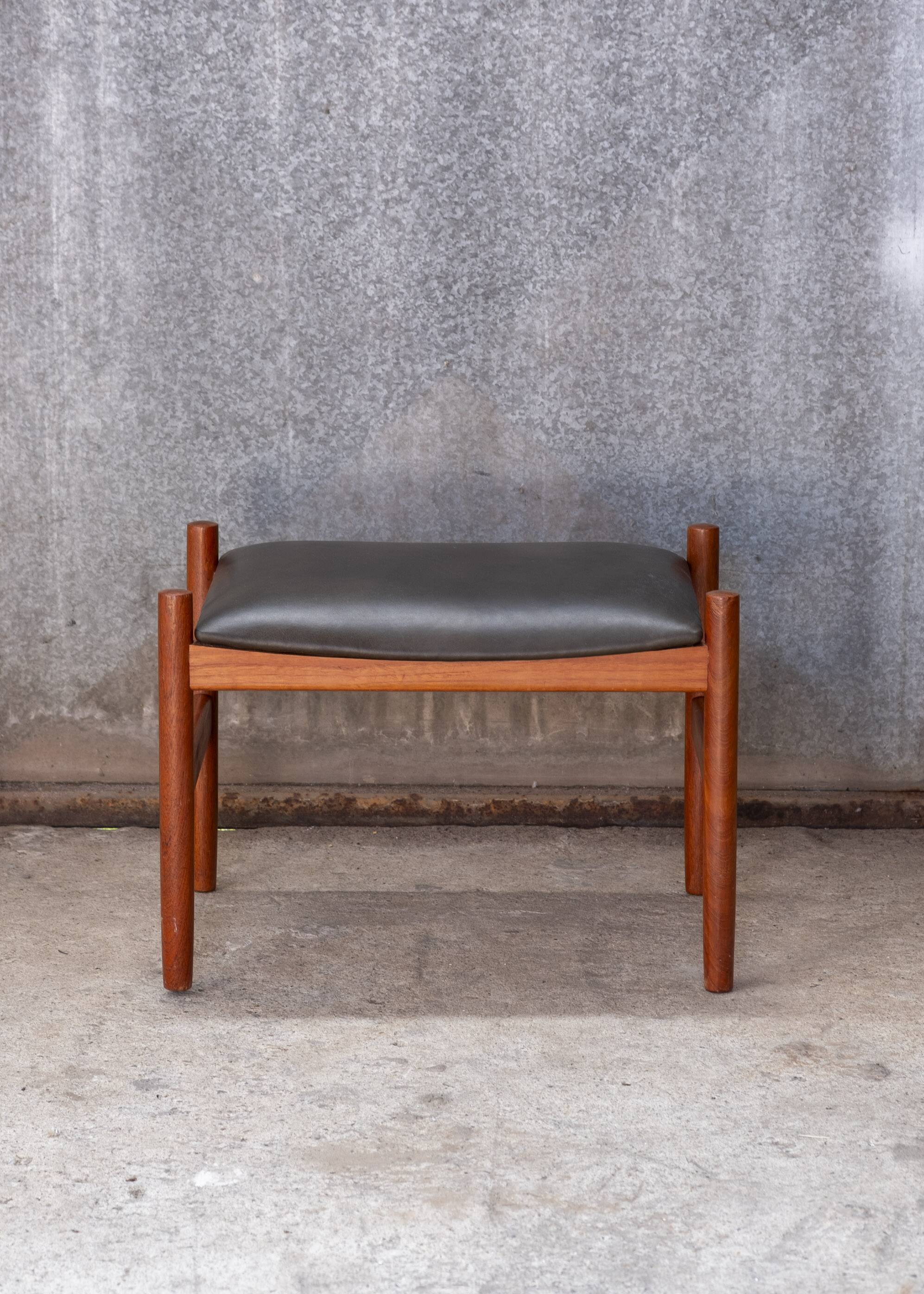 Hugo Frandsen Ottoman by Spøttrup, 1960s Denmark