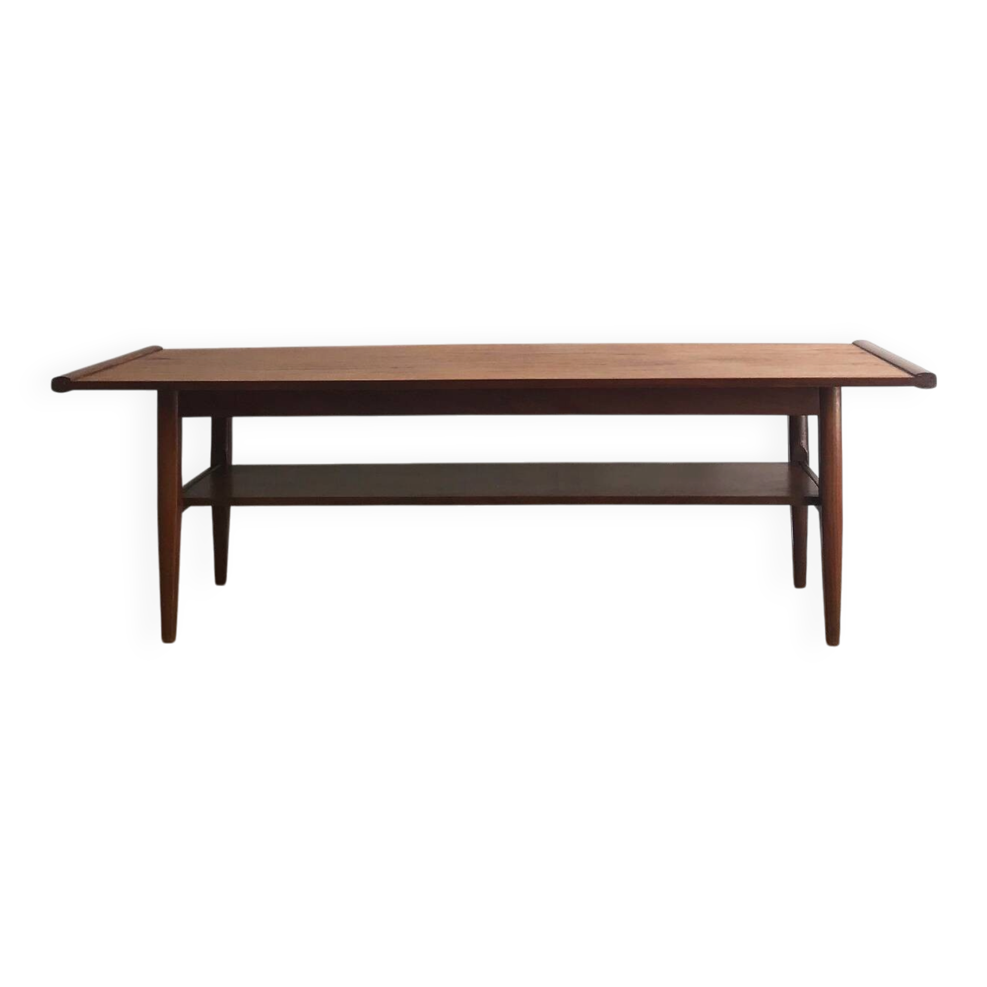 Table basse en teck des années 1960